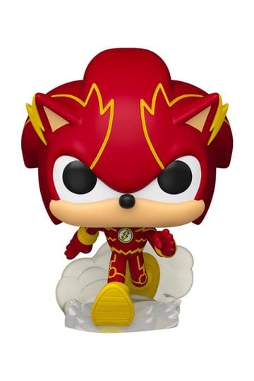 DC x Sonic the Hedgehog POP! Heroes Vinyl Figure Sonic as The Flash 9 cm