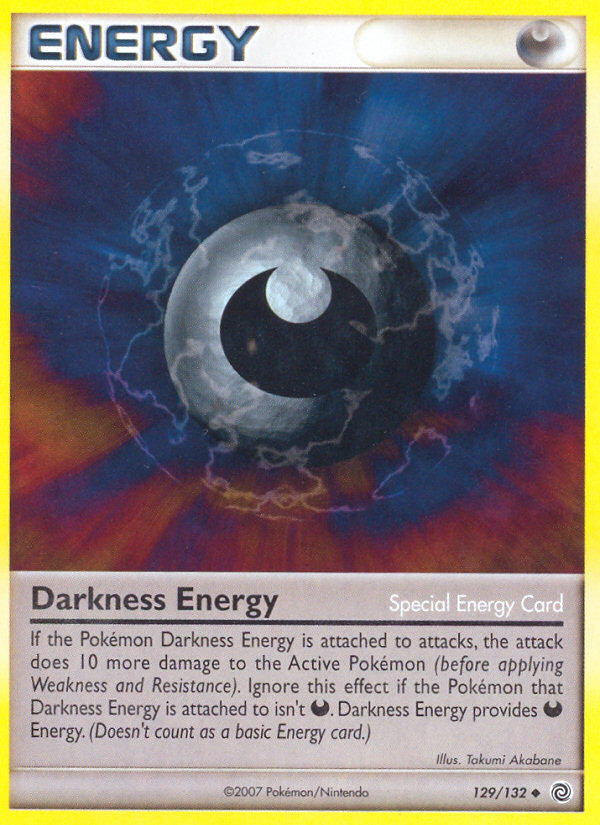 Darkness Energy 129/132 Pokémon Secret Wonders (2007) English card — catalogue reference