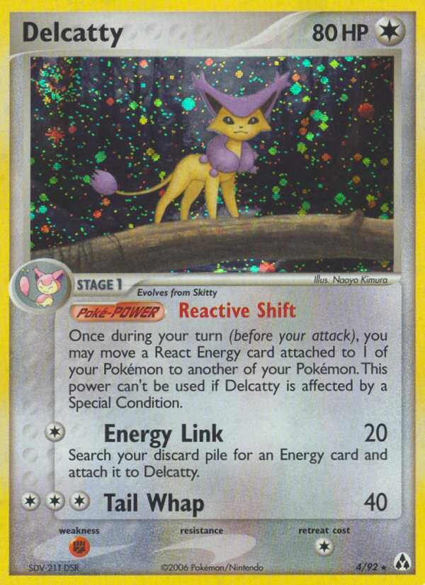 Delcatty 4/92 Pokémon EX Legend Maker (2006) English card — catalogue reference
