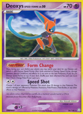 Deoxys Speed Forme 26/146 Pokémon Legends Awakened (2008) English card — catalogue reference