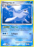 Dewgong 45/123 Pokémon Mysterious Treasures (2007) English card — catalogue reference