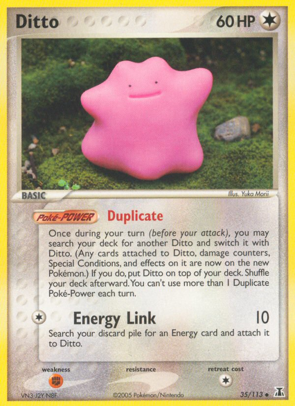 Ditto 35/113 Pokémon EX Delta Species (2005) English card — catalogue reference