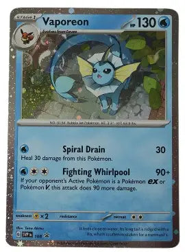 Pokemon Vaporeon Scarlet & Violet Promo SVP 168