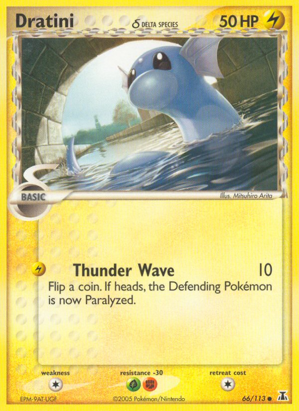 Dratini δ 66/113 Pokémon EX Delta Species (2005) English card — catalogue reference