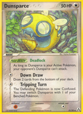 Dunsparce 31/92 Pokémon EX Legend Maker (2006) English card — catalogue reference