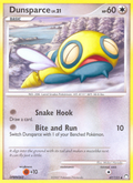 Dunsparce 47/123 Pokémon Mysterious Treasures (2007) English card — catalogue reference