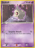 Duskull 50/108 Pokémon EX Power Keepers (2007) English card — catalogue reference