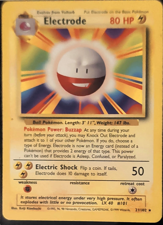 Electrode Rare Base Set 021/102 MP