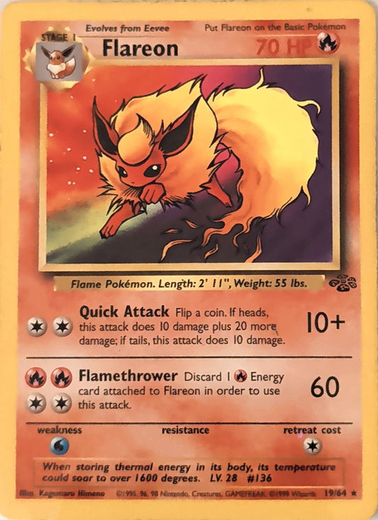 Flareon (19) Rare Jungle 19/64 MP