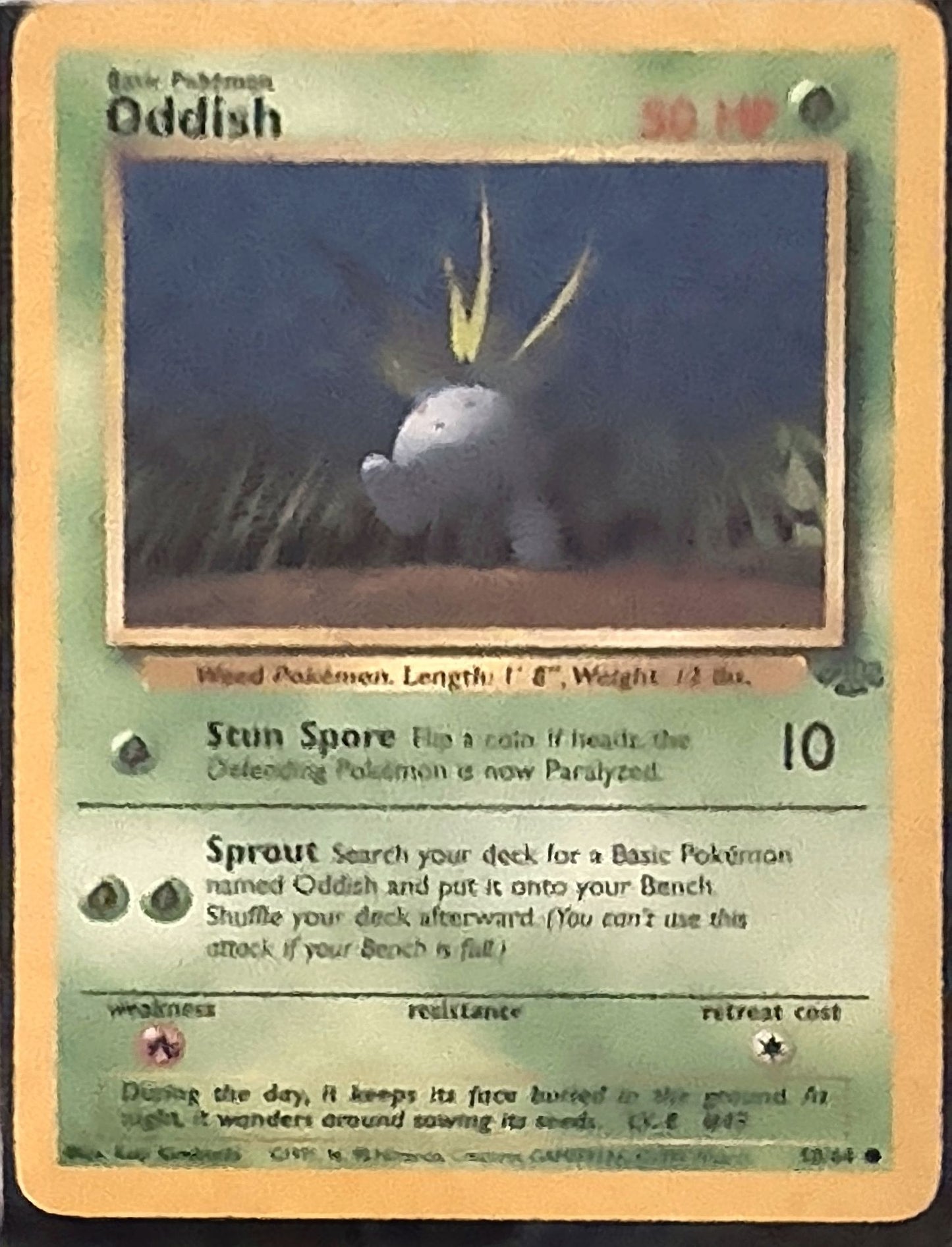 Oddish Common Jungle 58/64 MP