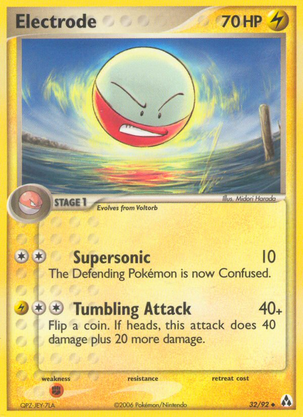Electrode 32/92 Pokémon EX Legend Maker (2006) English card — catalogue reference
