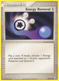 Energy Removal 2 82/115 Pokémon EX Unseen Forces (2005) English card — catalogue reference
