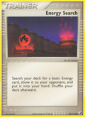 Energy Search 94/115 Pokémon EX Unseen Forces (2005) English card — catalogue reference
