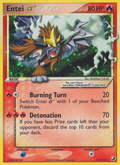 Entei ★ 113/115 Pokémon EX Unseen Forces (2005) English card — catalogue reference