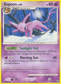 Espeon 18/100 Pokémon Majestic Dawn (2008) English card — catalogue reference