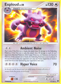 Exploud 17/106 Pokémon Great Encounters (2008) English card — catalogue reference