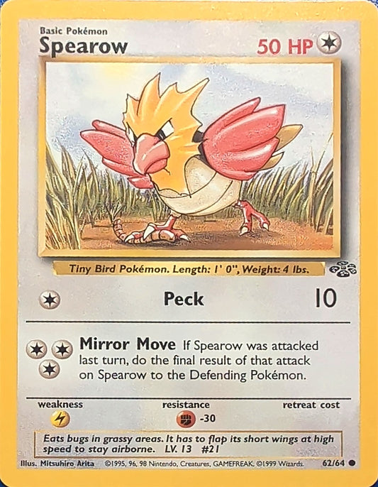 Spearow Common Jungle 62/64 MP