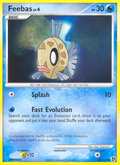 Feebas 67/106 Pokémon Great Encounters (2008) English card — catalogue reference