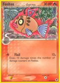 Feebas δ 49/101 Pokémon EX Dragon Frontiers (2006) English card — catalogue reference
