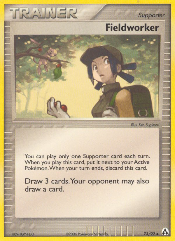 Fieldworker 73/92 Pokémon EX Legend Maker (2006) English card — catalogue reference