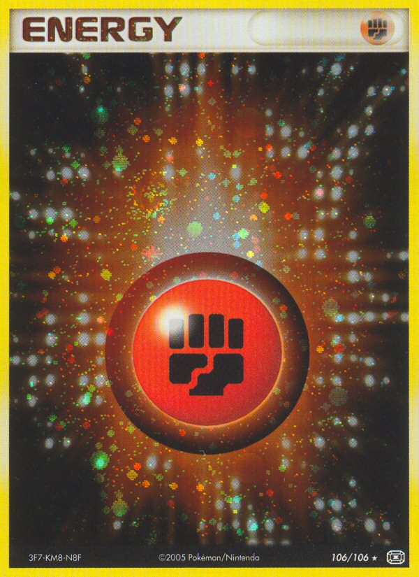Fighting Energy 106/106 Pokémon EX Emerald (2005) English card — catalogue reference