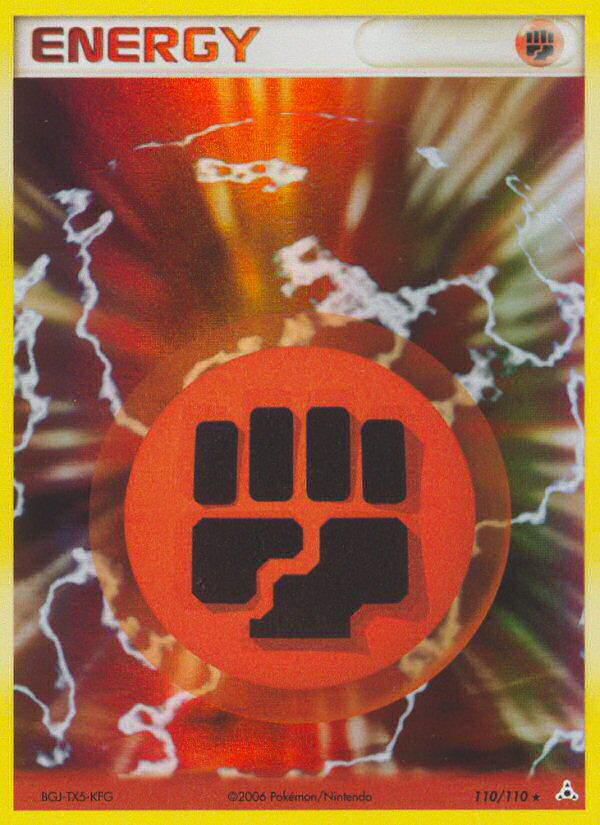 Fighting Energy 110/110 Pokémon EX Holon Phantoms (2006) English card — catalogue reference