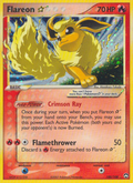 Flareon ★ 100/108 Pokémon EX Power Keepers (2007) English card — catalogue reference