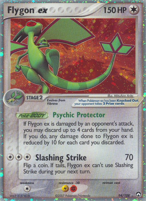 Flygon ex 94/108 Pokémon EX Power Keepers (2007) English card — catalogue reference