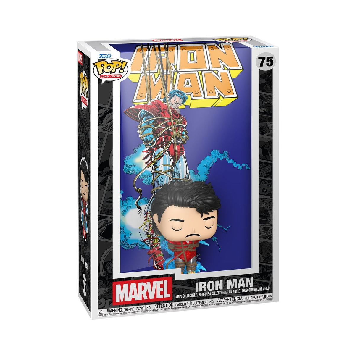 Iron Man Funko Pop Comic Covers #75 Iron Man issue 232 retail box