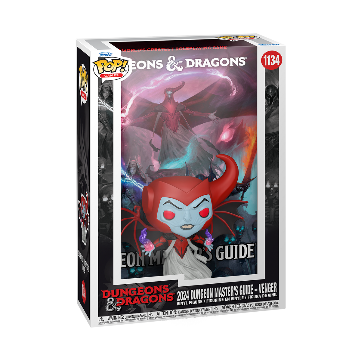 Funko Pop Book Covers Venger #1134 Dungeons and Dragons 2024 Dungeon Master's Guide retail box