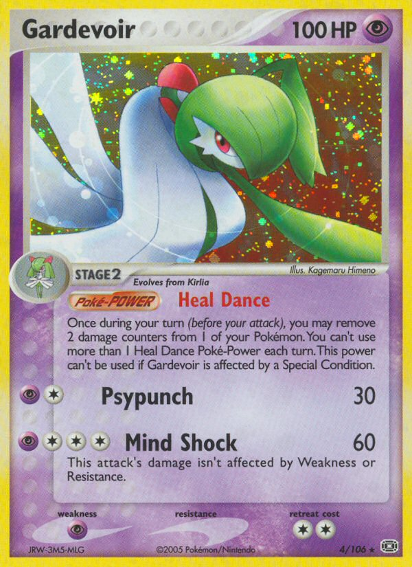 Gardevoir 4/106 Pokémon EX Emerald (2005) English card — catalogue reference