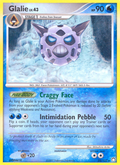 Glalie 25/123 Pokémon Mysterious Treasures (2007) English card — catalogue reference