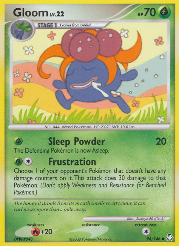 Gloom 96/146 Pokémon Legends Awakened (2008) English card — catalogue reference
