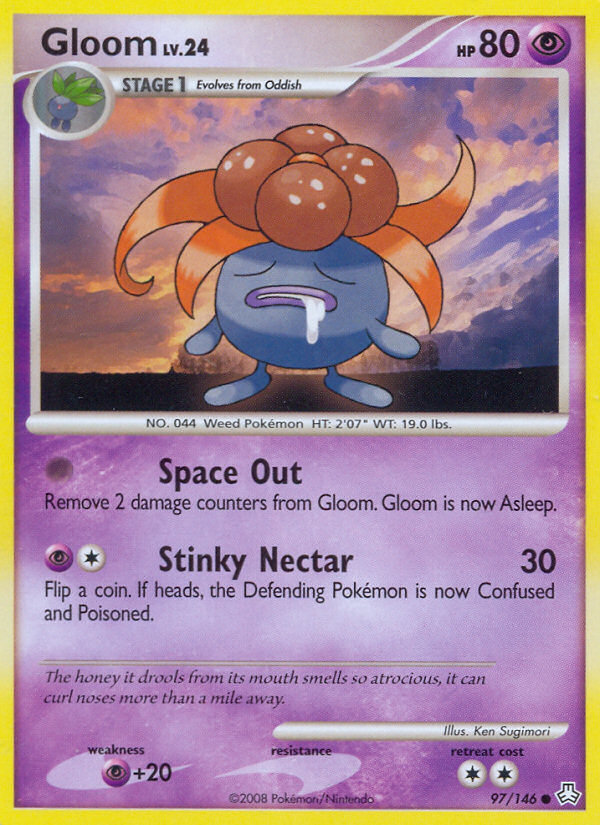 Gloom 97/146 Pokémon Legends Awakened (2008) English card — catalogue reference