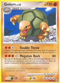 Golem 29/132 Pokémon Secret Wonders (2007) English card — catalogue reference
