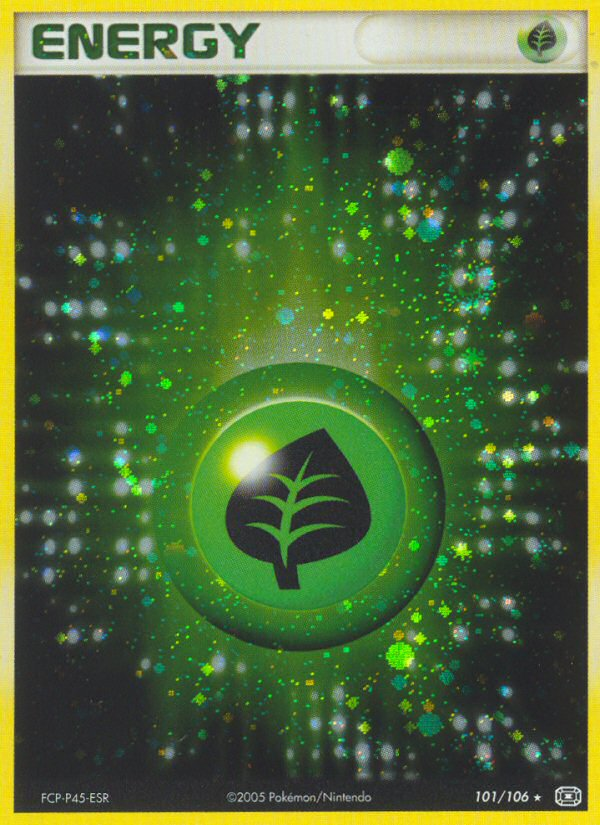 Grass Energy 101/106 Pokémon EX Emerald (2005) English card — catalogue reference