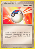 Great Ball 77/108 Pokémon EX Power Keepers (2007) English card — catalogue reference