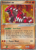 Groudon ex 93/100 Pokémon EX Crystal Guardians (2006) English card — catalogue reference