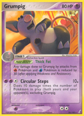 Grumpig 20/100 Pokémon EX Crystal Guardians (2006) English card — catalogue reference