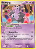Grumpig 32/107 Pokémon EX Deoxys (2005) English card — catalogue reference