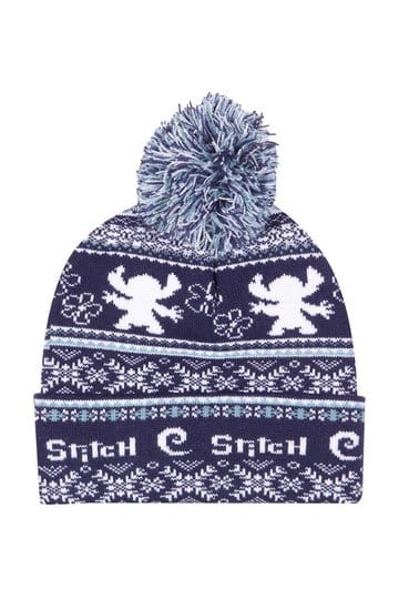 Disney Lilo & Stitch Fair Isle Pom-Pom Beanie