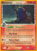 Heracross δ 3/101 Pokémon EX Dragon Frontiers (2006) English card — catalogue reference