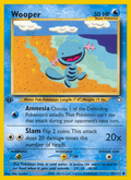Wooper 82/111 — Pokémon Neo Genesis card