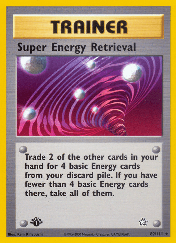Super Energy Retrieval 89/111 — Pokémon Neo Genesis card