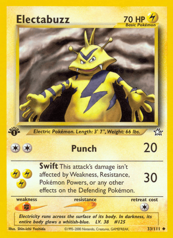 Electabuzz 33/111 — Pokémon Neo Genesis card