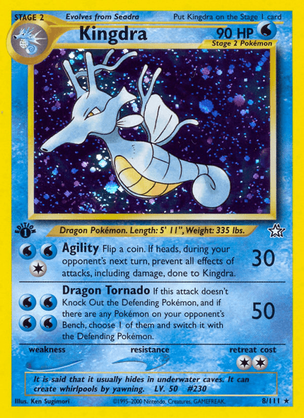 Kingdra 8/111 — Pokémon Neo Genesis card