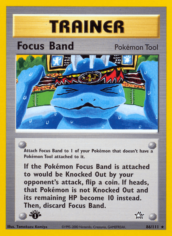 Focus Band 86/111 — Pokémon Neo Genesis card