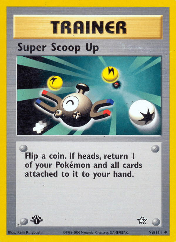 Super Scoop Up 98/111 — Pokémon Neo Genesis card