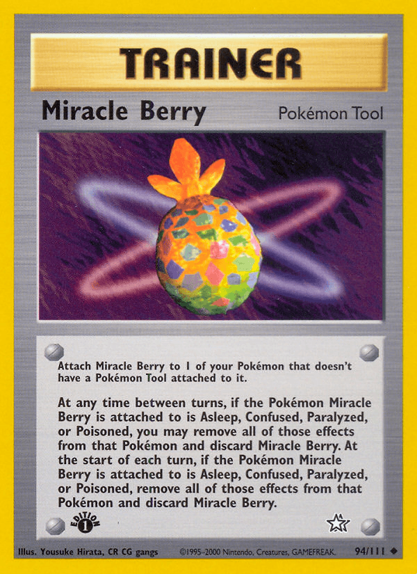 Miracle Berry 94/111 — Pokémon Neo Genesis card