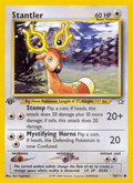 Stantler 76/111 — Pokémon Neo Genesis card